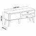 Rack para TV até 60 Polegadas 134cm com Pés Retrô 1 Porta Multimóveis CR45323 Carvalho/Off White
