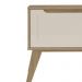 Rack para TV até 60 Polegadas 134cm com Pés Retrô 1 Porta Multimóveis CR45323 Carvalho/Off White