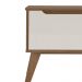 Rack para TV até 60 Polegadas 134cm com Pés Retrô 1 Porta Multimóveis CR45323 Cinamomo/Off White