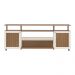 Rack para TV até 75 Polegadas 180cm com Rodízios 2 Portas Multimóveis CR45322 Cinamomo/Off White