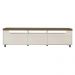 Rack para TV até 75 Polegadas 200cm 2 Portas 1 Gaveta Multimóveis CR45325 Pinho/Off White