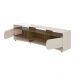 Rack para TV até 86 Polegadas 220cm com 2 Portas Multimóveis CR45321 Off White/Pinho