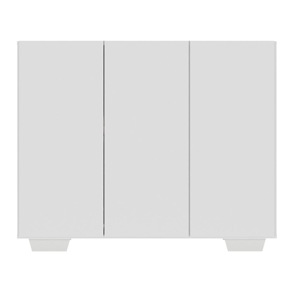 Sapateira 3 Portas Nina Multimóveis MP6019 Branca