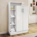 Sapateira Multiuso 2 Portas com Chave 91cm Multimóveis CR35293 Branco
