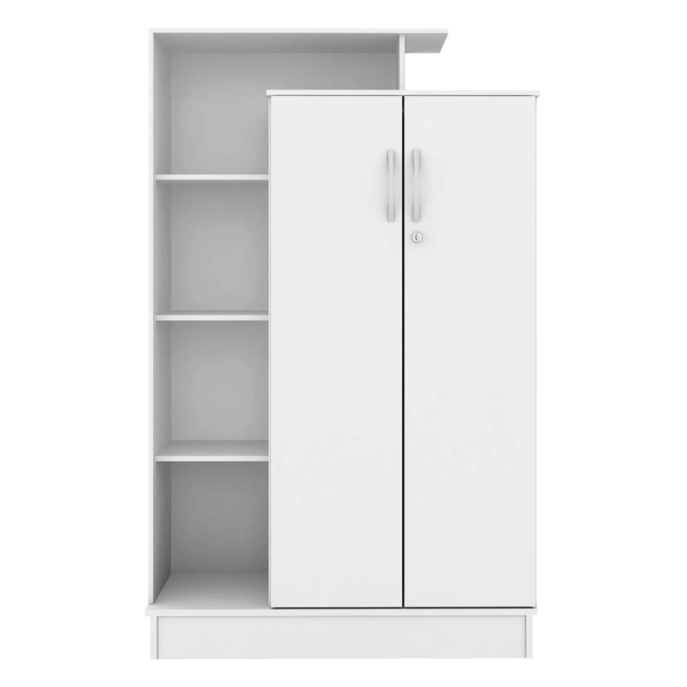 Sapateira Multiuso 2 Portas com Chave 91cm Multimóveis CR35293 Branco