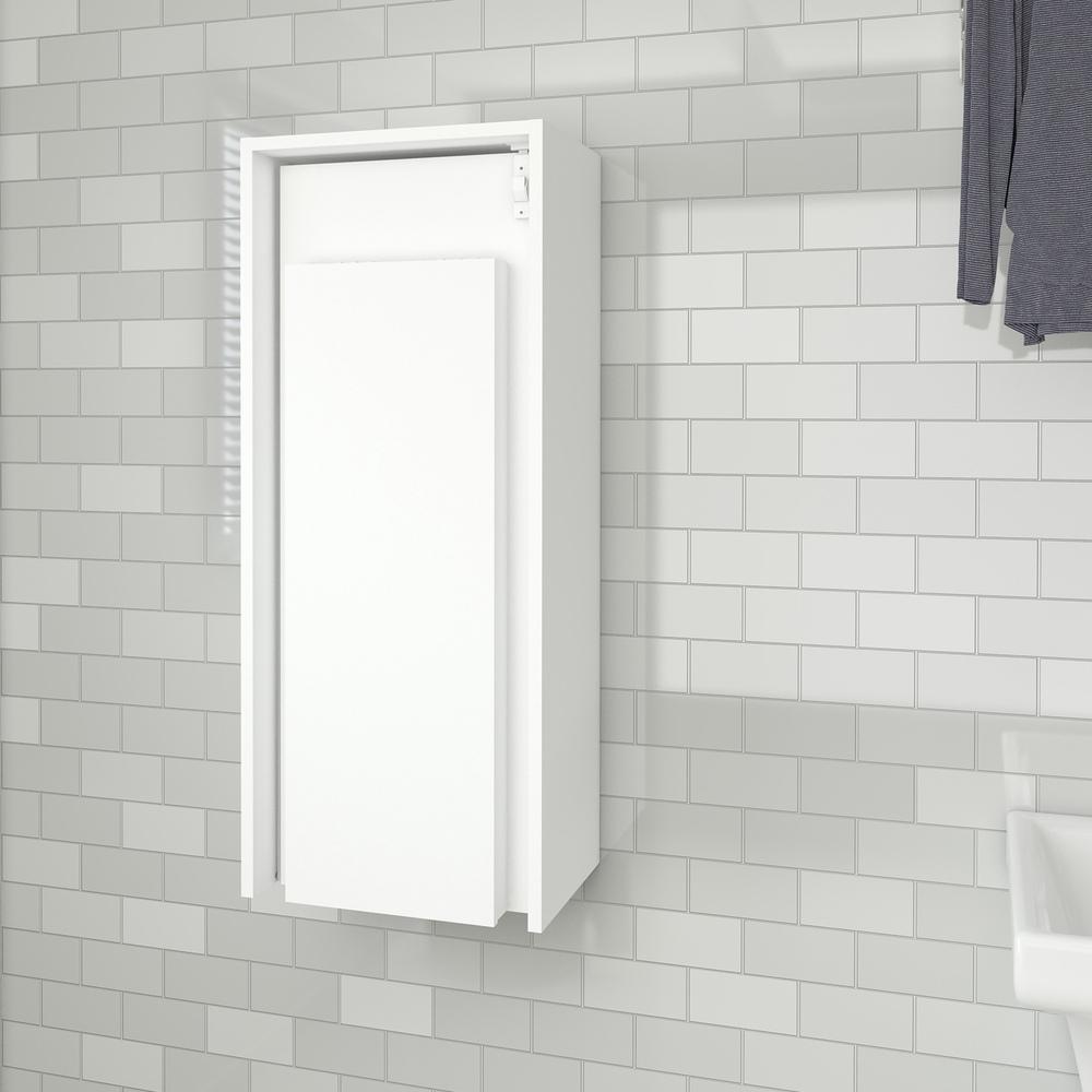 Tábua de Passar Roupa Retrátil com Armário Multimóveis CR30010 Branca