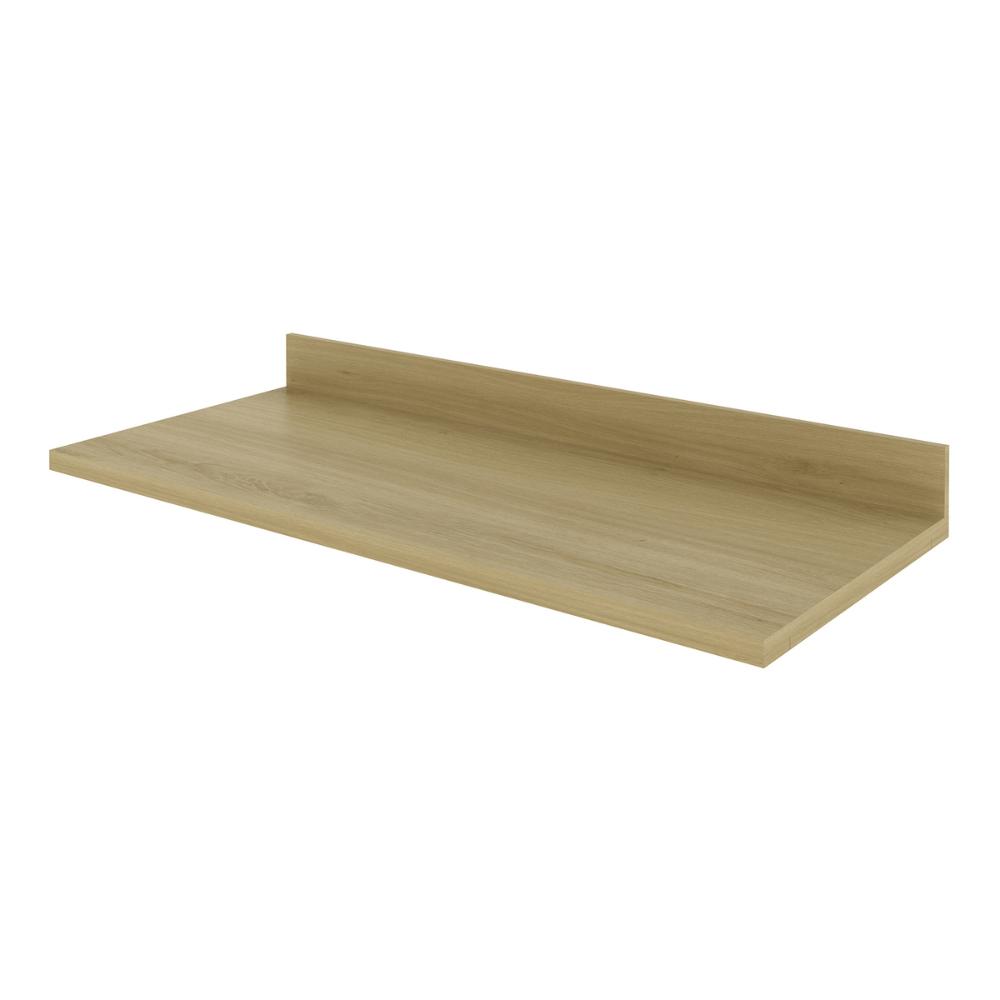 Tampo 100% MDF 30mm para Balcão de Cozinha 120cm Multimóveis CR20436 Carvalho Tropical