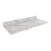 Tampo MDP 25mm para Balcão de Cozinha 120cm Multimóveis CR20415 Mármore Branco