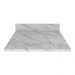 Tampo MDP 25mm para Balcão de Cozinha 60cm Multimóveis CR20427 Mármore Branco