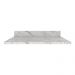 Tampo MDP 25mm para Balcão de Cozinha 80cm Multimóveis CR20418 Mármore Branco