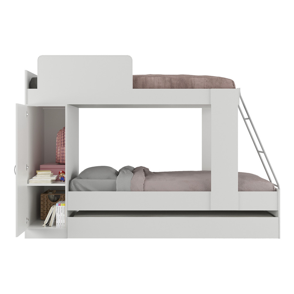 Treliche com Colchão Incluso 1 Porta Havana Multimóveis Branco