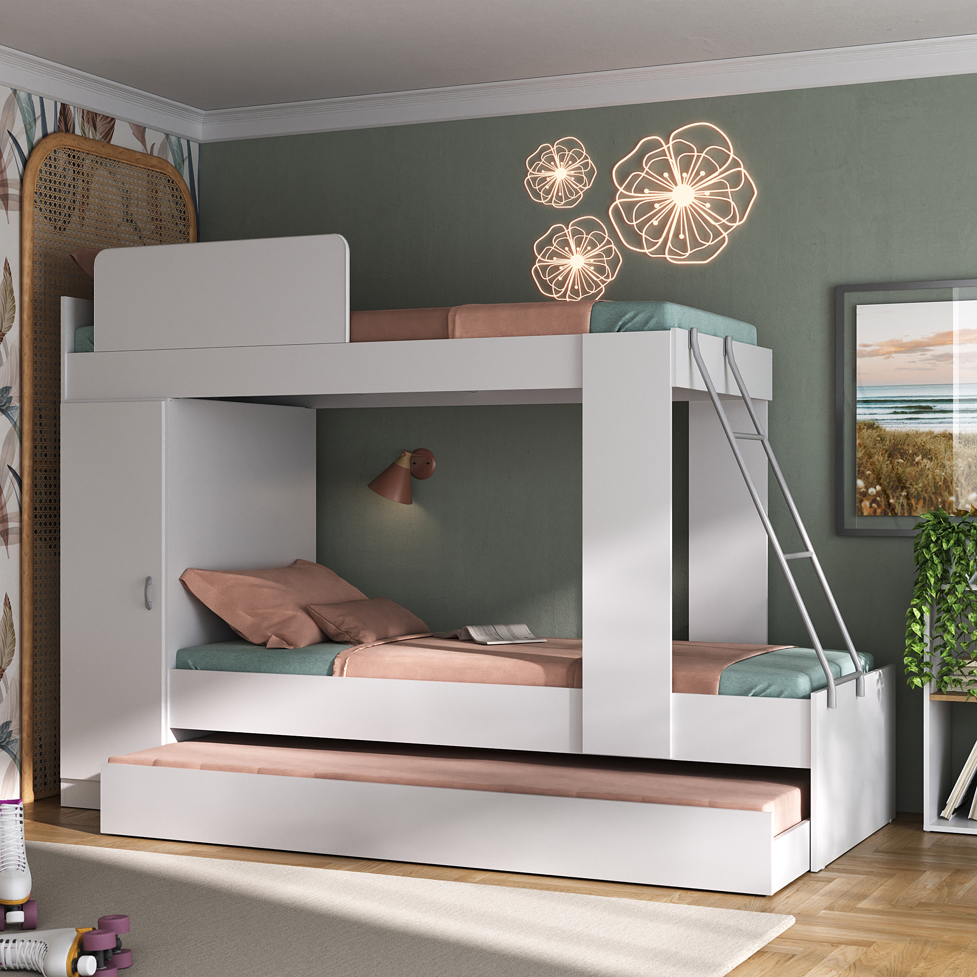 Treliche para colchão 78 x 188 cm Multimóveis Branco