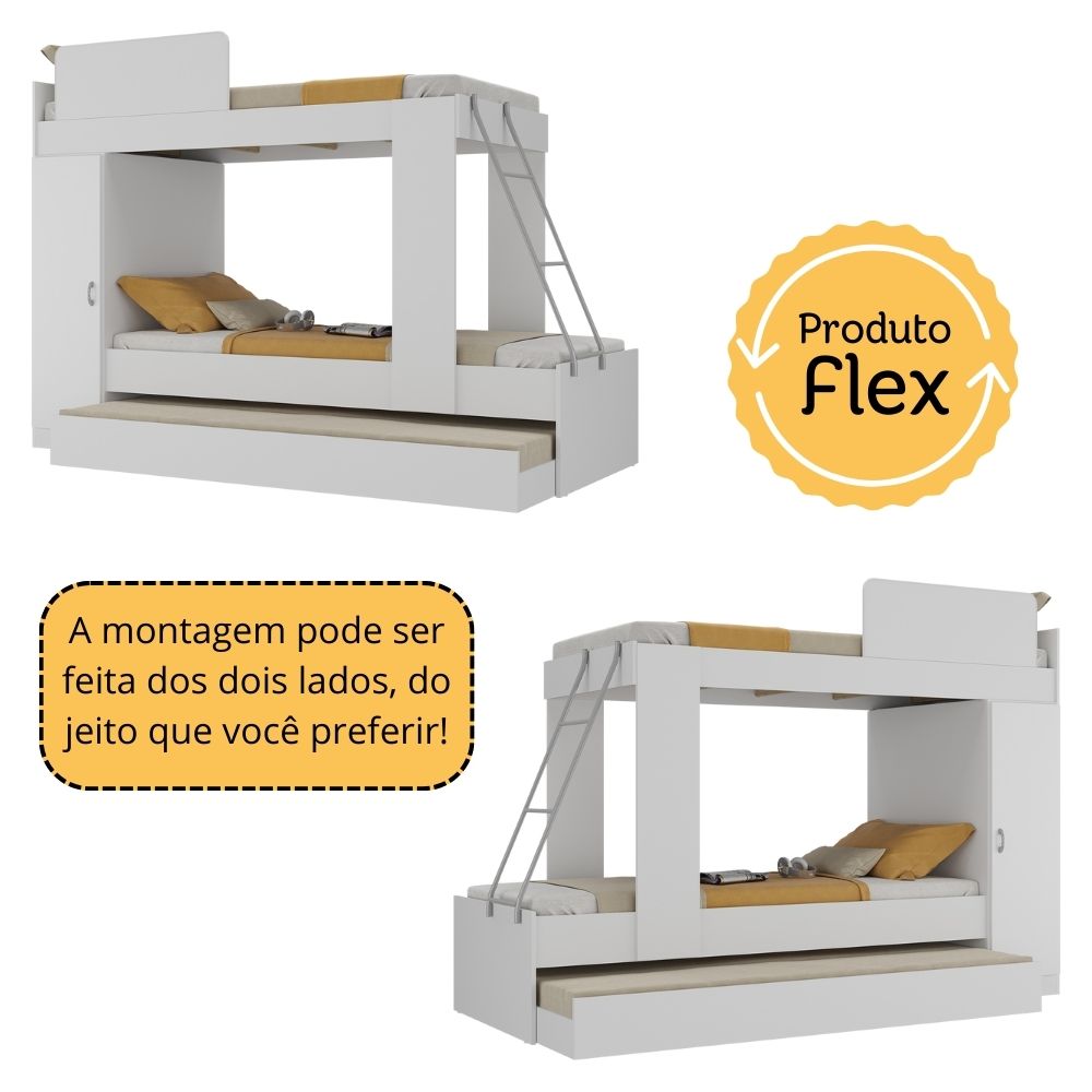 Treliche para colchão 78 x 188 cm Multimóveis Branco