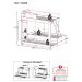 Treliche para colchão 78 x 188 cm Multimóveis FG329 Branco