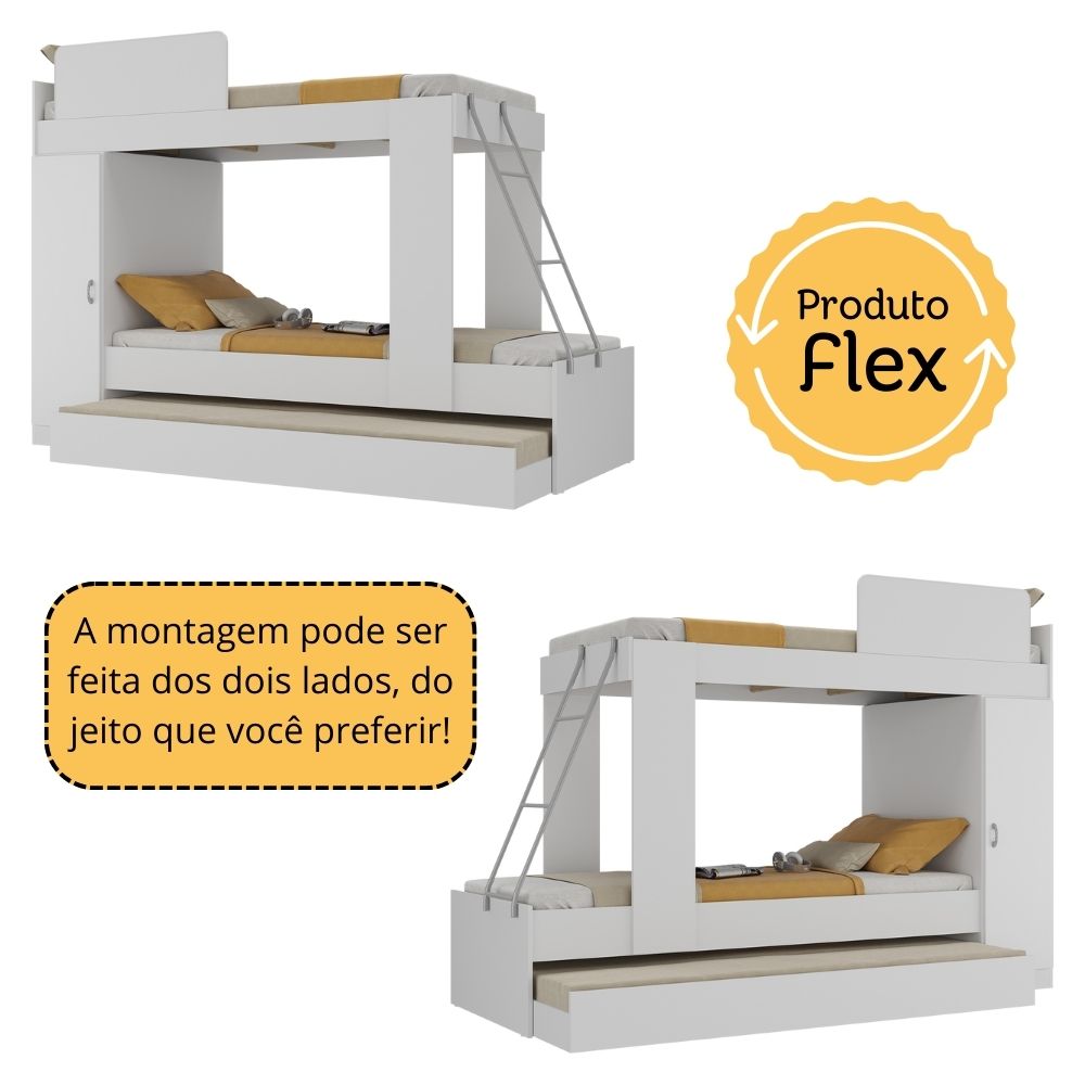Treliche para colchão 78 x 188 cm Premium Multimóveis Branco