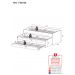 Tricama para colchão 88 x 188 cm Multimóveis FG0739 Branca