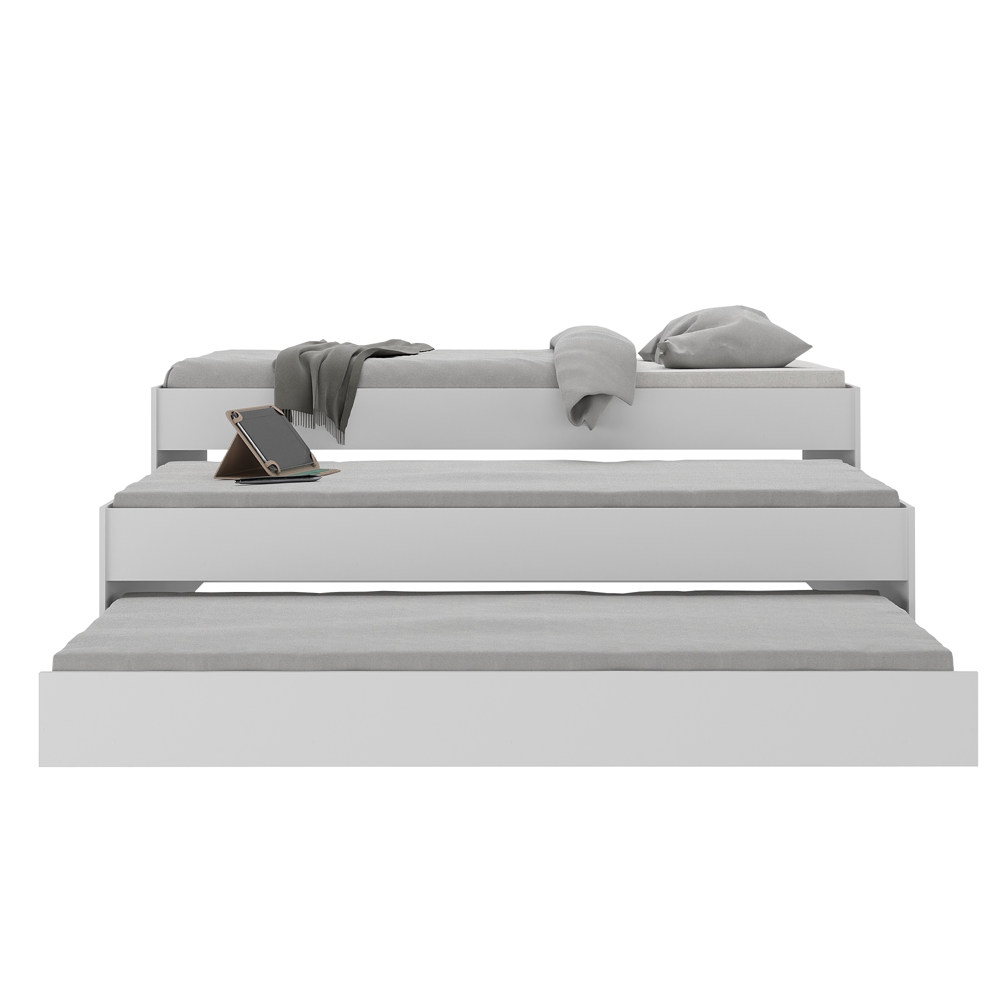 Tricama para colchão 88 x 188 cm Multimóveis FG0739 Branca