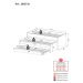 Tricama para colchão 88x188cm Marshmallow Multimóveis BB0739 Branco