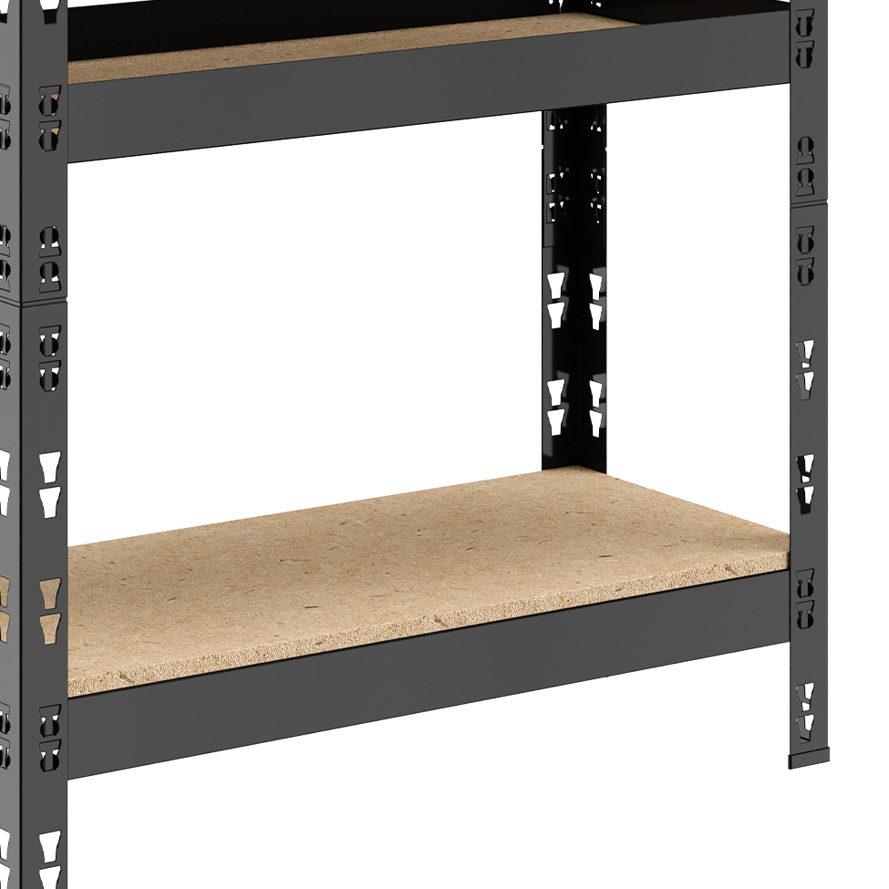 Estante Stronger C 3 Prateleiras Preta