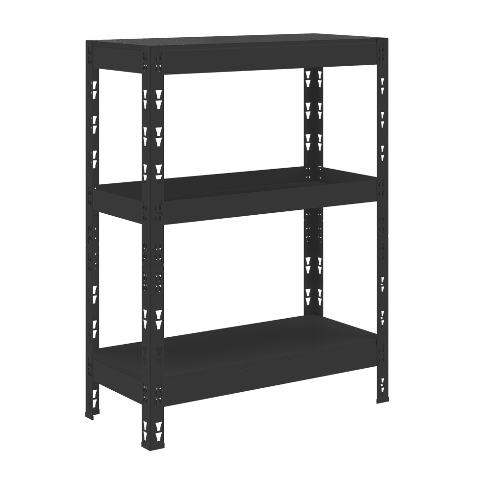 Estante Stronger M 3 Prateleiras Preta