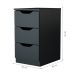 Gaveteiro Agra 3 GV Preto