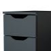 Gaveteiro Agra 3 GV Preto