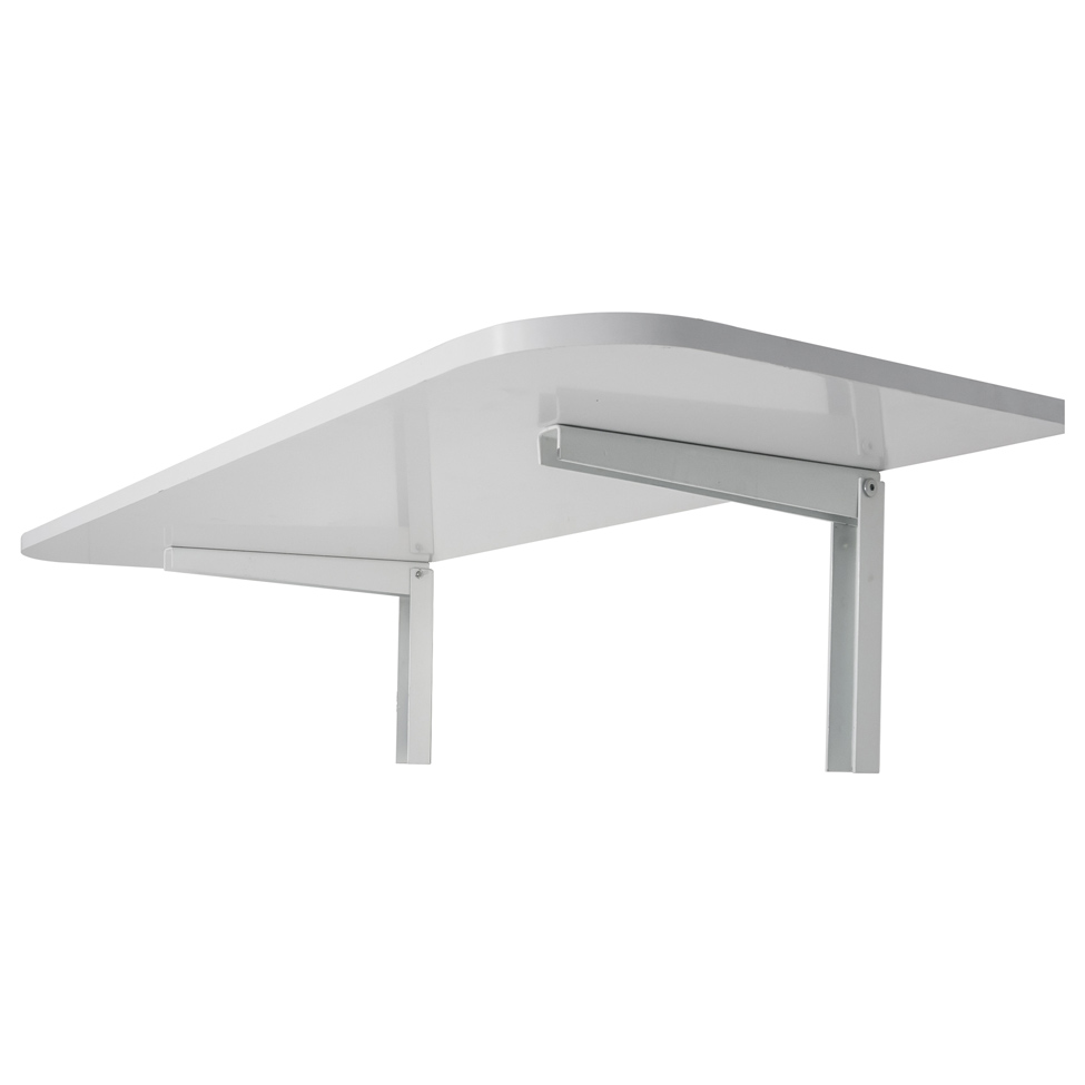Mesa com Suporte Dobrável 100x50 Branco