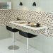 Mesa com Suporte Dobrável 100x50 Branco