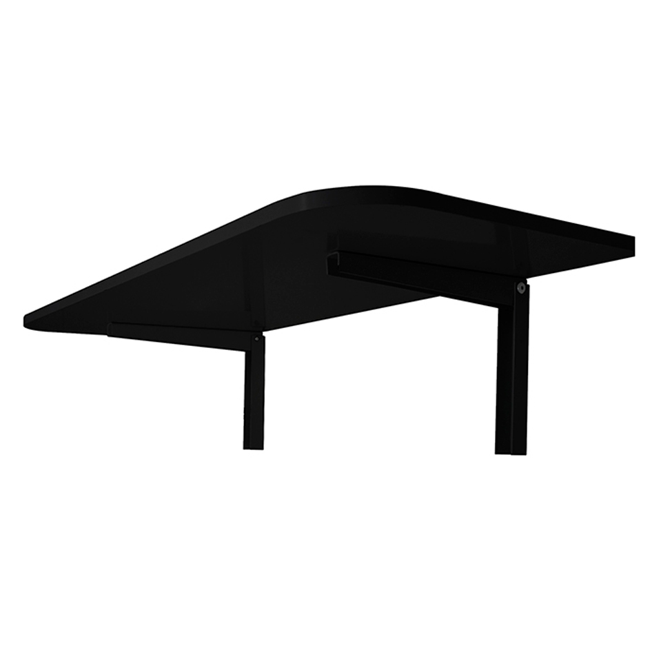 Mesa de Cozinha Dobrável MDS Preta (100x50 cm)