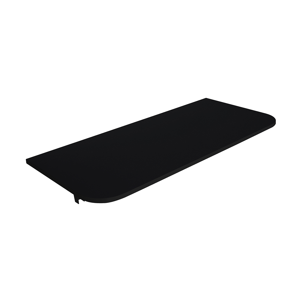 Mesa de Cozinha Dobrável MDS Preta (100x50 cm)