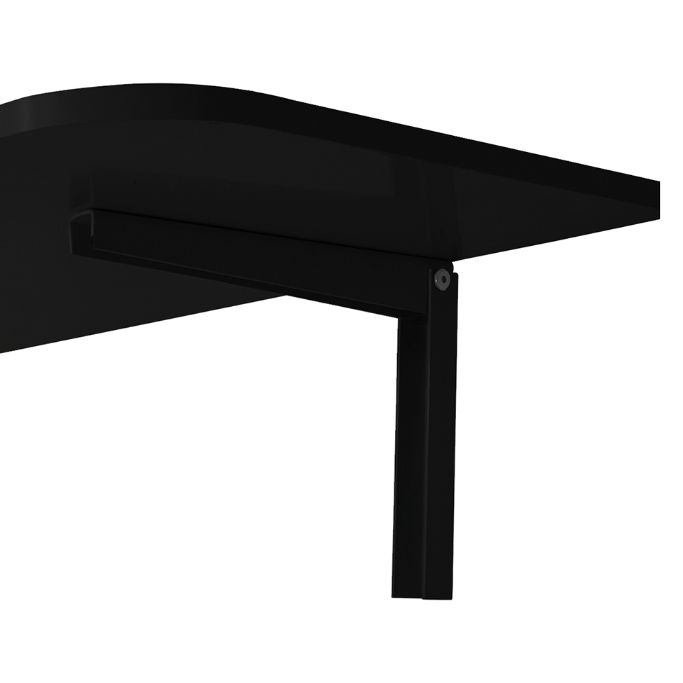 Mesa de Cozinha Dobrável MDS Preta (90x40 cm)