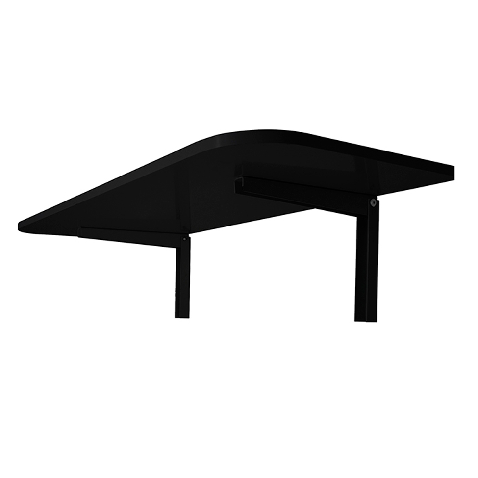 Mesa de Cozinha Dobrável MDS Preta (90x40 cm)
