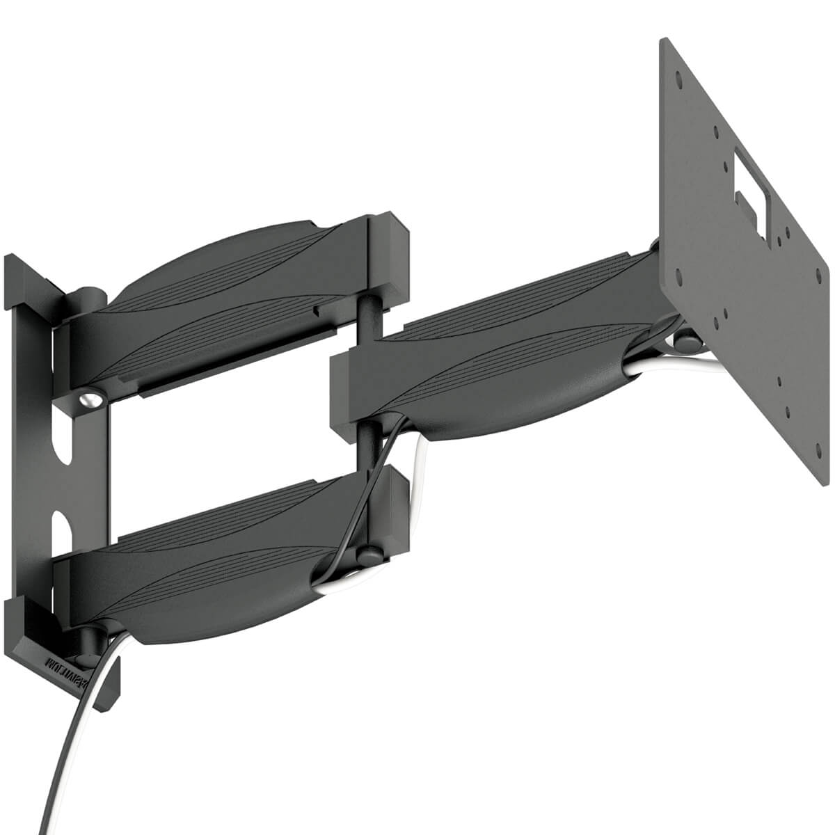 Suporte Triarticulado com Inclinação para TV Televisão de 14 a 56 Polegadas Preto Multivisão