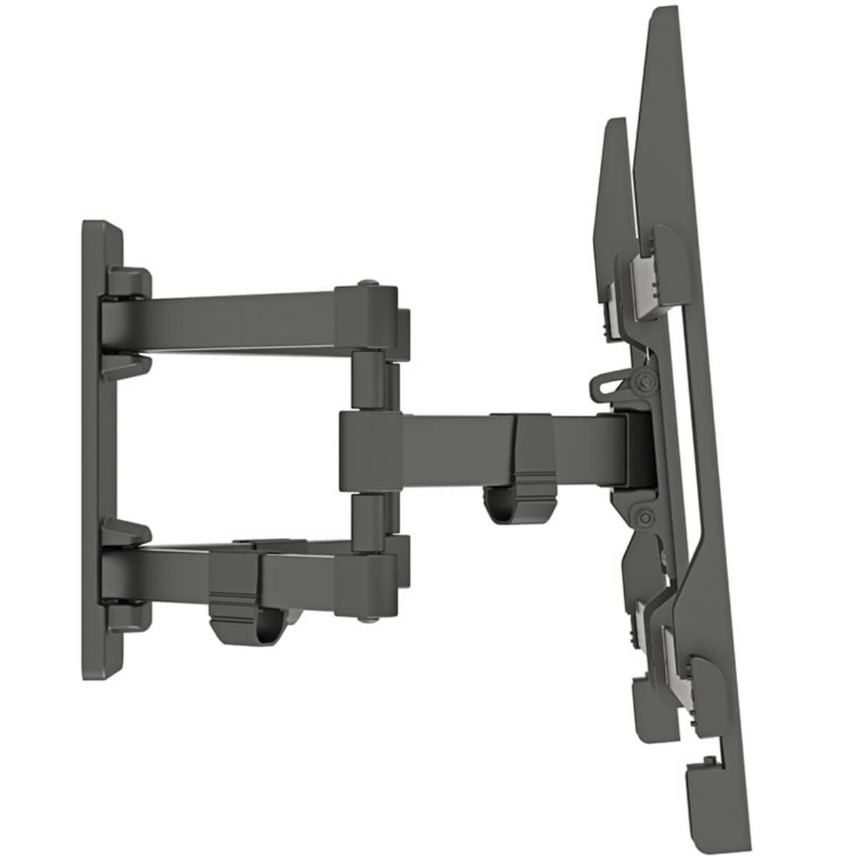 Suporte Triarticulado com Inclinação para Televisão TV de 32 a 75 Polegadas Preto Multivisão