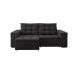 [OUTLET] Sofá 3 Lugares Retrátil e Reclinável Luther Veludo Grafite 220 cm