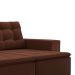 [OUTLET] Sofá 3 Lugares Retrátil e Reclinável Luther Veludo Marrom 220 cm