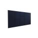 Cabeceira Estofada Casal 13 Blocos Não é Segredo Suede Liso Azul Marinho 140x60