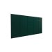 Cabeceira Estofada Casal 13 Blocos Não é Segredo Suede Liso Verde 140x60