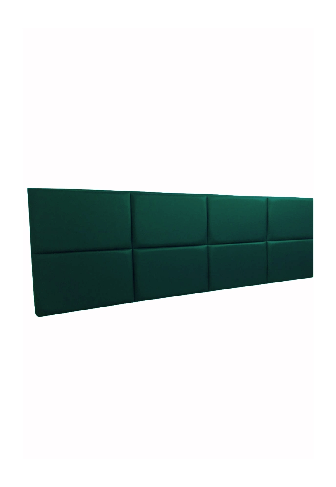 Cabeceira Estofada Casal 8 Blocos Não é Segredo Courvin Verde 140x60