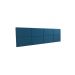 Cabeceira Estofada Casal 8 Blocos Não é Segredo Suede Animale Azul 140x60