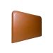 Cabeceira Estofada Casal Orgânica Não é Segredo Esmeralda Marrom 140x120