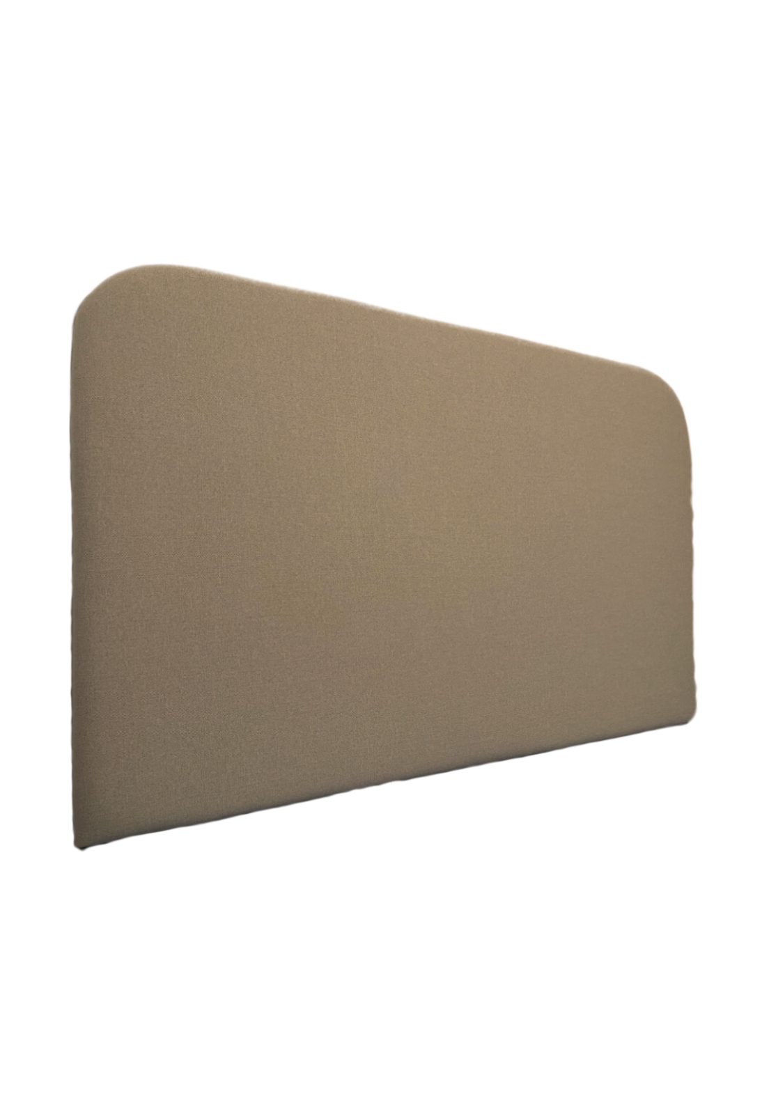 Cabeceira Estofada Casal Orgânica Não é Segredo Veludo Austin Marrom 140x120