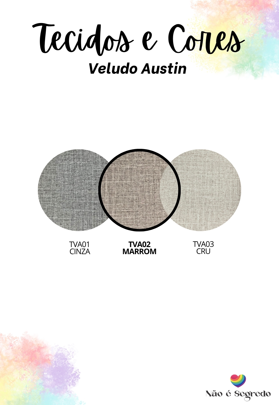 Cabeceira Estofada Casal Orgânica Não é Segredo Veludo Austin Marrom 140x120