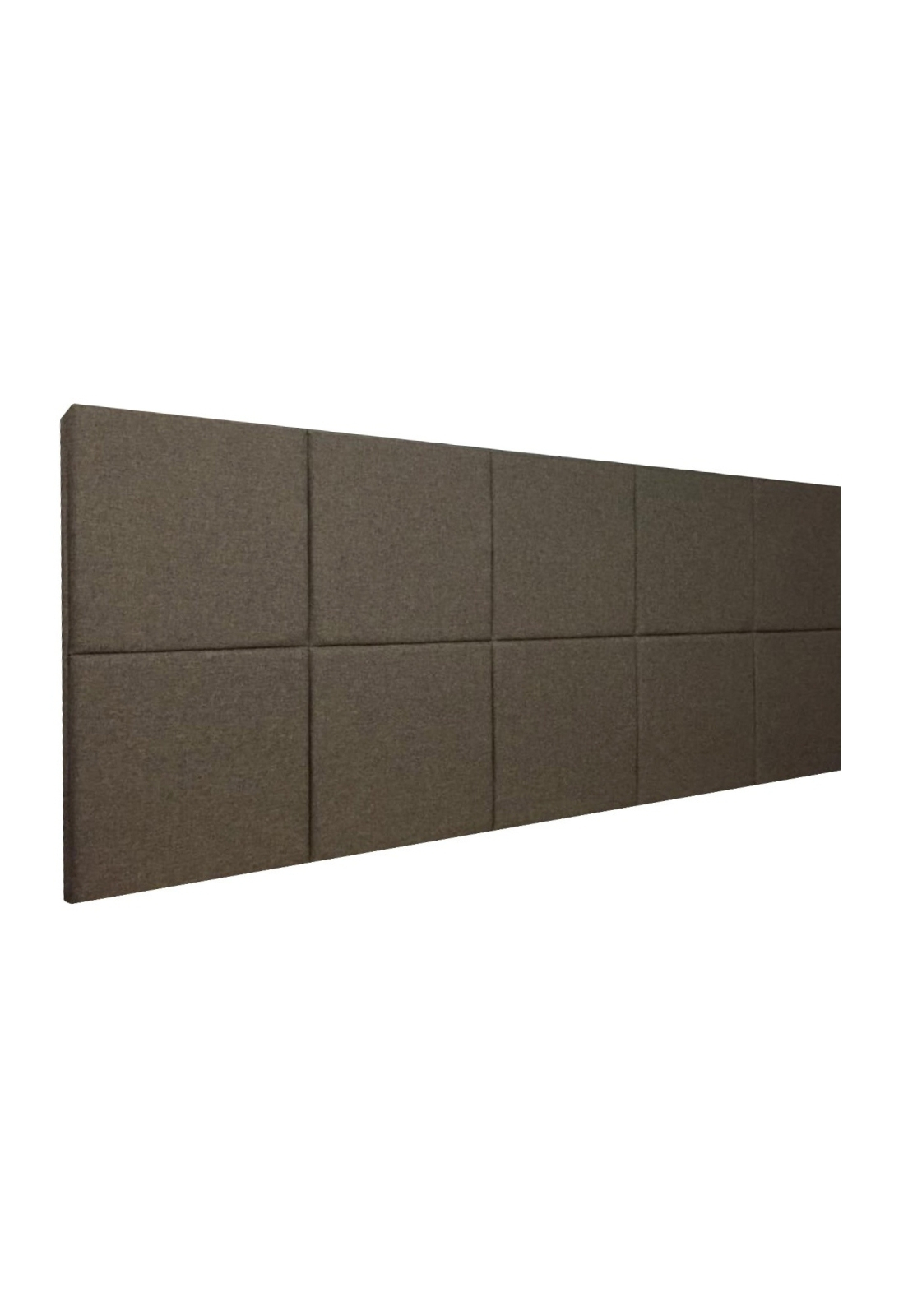 Cabeceira Estofada King 10 Blocos Não é Segredo Linho Marrom Mesclado 195x60