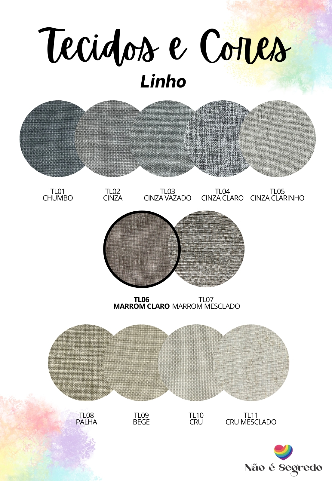 Cabeceira Estofada King 6 Blocos Não é Segredo Linho Marrom Claro 195x60