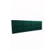 Cabeceira Estofada King 8 Blocos Não é Segredo Suede Liso Verde 195x60