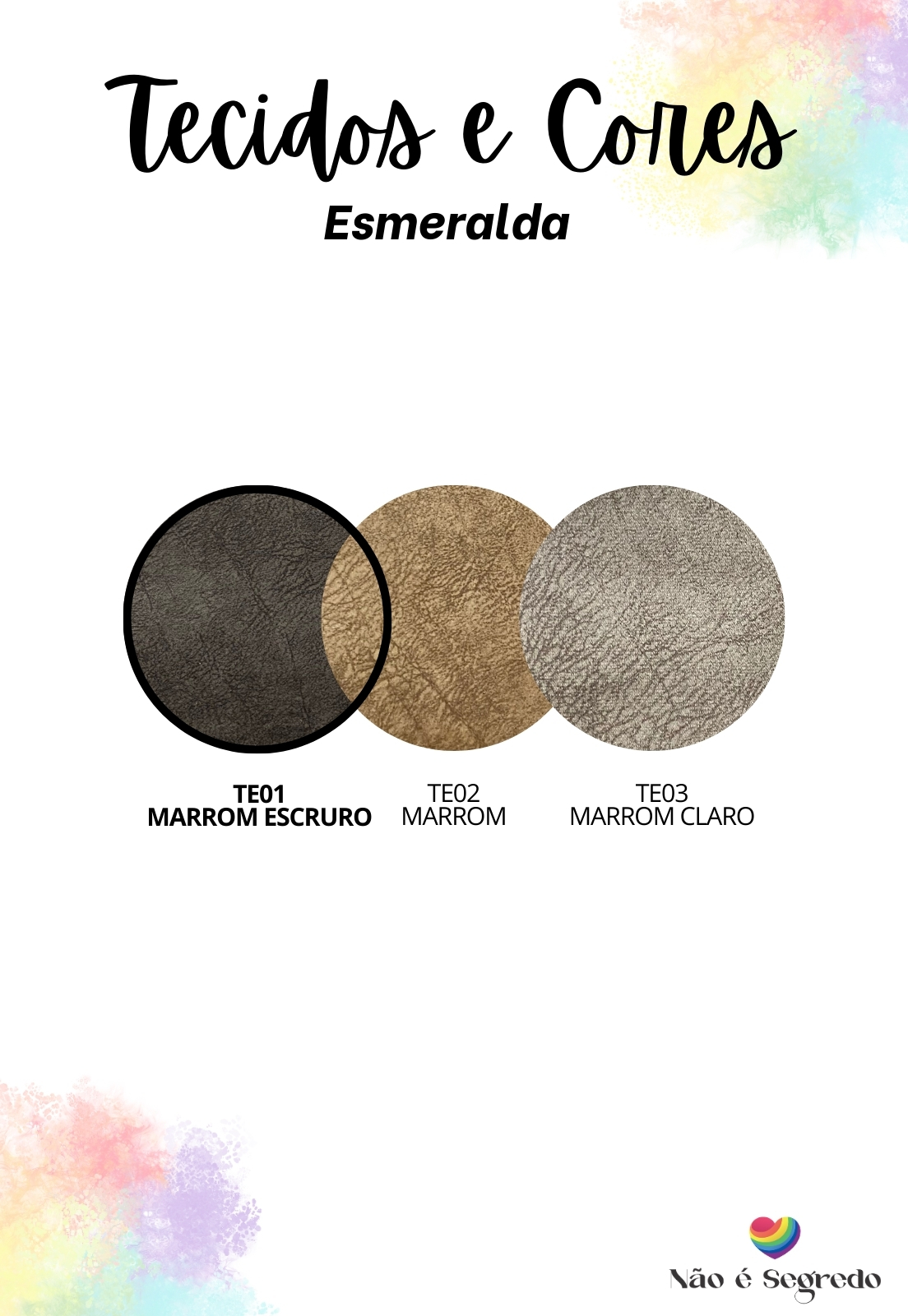 Cabeceira Estofada King Orgânica Não é Segredo Esmeralda Marrom Escuro 195x60