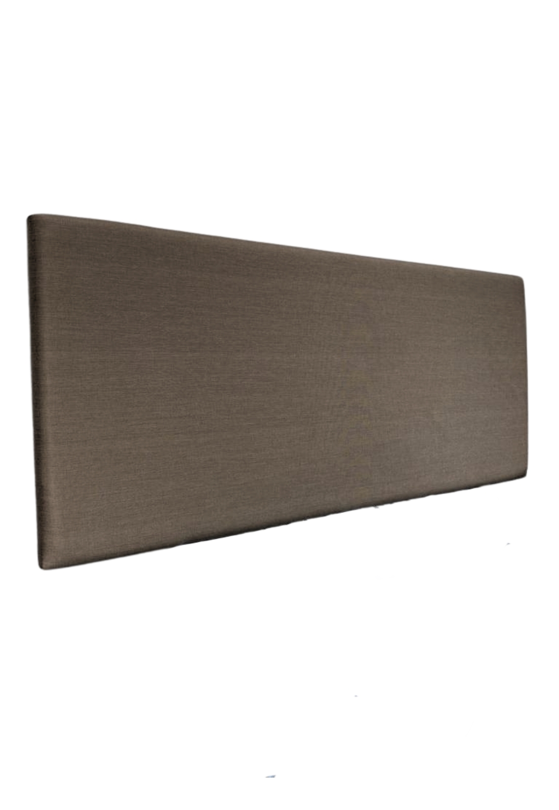 Cabeceira Estofada Queen 1 Bloco Não é Segredo Linho Marrom Mesclado 160x60