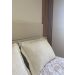 Cabeceira Estofada Queen 2 Blocos Não é Segredo Linho Cru 160x60