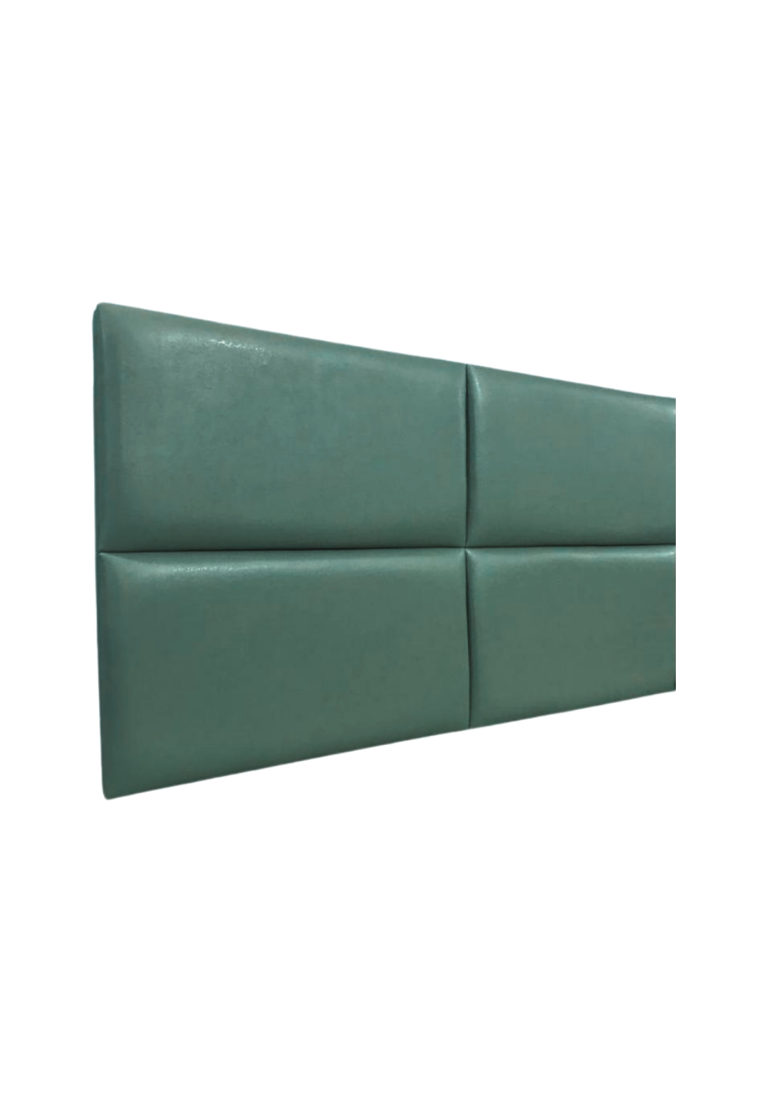 Cabeceira Estofada Queen 4 Blocos Não é Segredo Courvin Verde 160x60